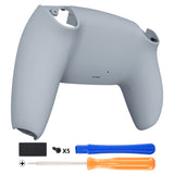 eXtremeRate New Hope Gray Custom Back Housing Bottom Shell Compatible with ps5 Controller, Replacement Back Shell Cover Compatible with ps5 Controller - DPFP3028