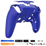 eXtremeRate Blue Custom Back Housing Bottom Shell Compatible with ps5 Edge Controller, DIY Replacement Back Shell Cover Compatible with ps5 Edge Controller - DQZEGP003