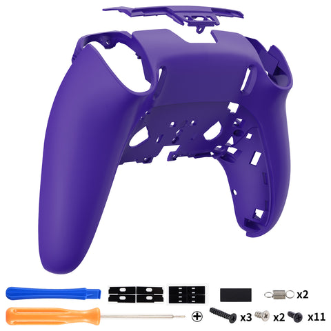 eXtremeRate Purple Custom Back Housing Bottom Shell Compatible with ps5 Edge Controller, DIY Replacement Back Shell Cover Compatible with ps5 Edge Controller - DQZEGP004