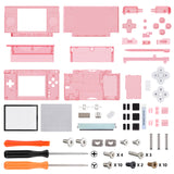 eXtremeRate Cherry Pink Replacement Full Housing Shell for Nintendo DS Lite, Custom Handheld Console Case Cover with Buttons, Screen Lens for Nintendo DS Lite NDSL - Console NOT Included - DSLM5007