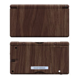 eXtremeRate Wood Grain Replacement Full Housing Shell for Nintendo DS Lite, Custom Handheld Console Case Cover with Buttons, Screen Lens for Nintendo DS Lite NDSL - Console NOT Included - DSLS2001