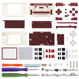 eXtremeRate Classic FC Style Replacement Full Housing Shell for Nintendo DS Lite, Custom Handheld Console Case Cover with Buttons, Screen Lens for Nintendo DS Lite NDSL - Console NOT Included - DSLY001