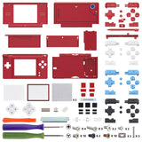 eXtremeRate Monster Index Console Style Replacement Full Housing Shell for Nintendo DS Lite, Custom Handheld Console Case Cover with Buttons, Screen Lens for Nintendo DS Lite NDSL - Console NOT Included - DSLY002