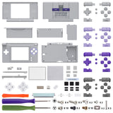 eXtremeRate Classic SNES Style Replacement Full Housing Shell for Nintendo DS Lite, Custom Handheld Console Case Cover with Buttons, Screen Lens for Nintendo DS Lite NDSL - Console NOT Included - DSLY005