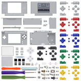 eXtremeRate SFC SNES Classic EU Style Replacement Full Housing Shell for Nintendo DS Lite, Custom Handheld Console Case Cover with Buttons, Screen Lens for Nintendo DS Lite NDSL - Console NOT Included - DSLY006