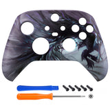 eXtremeRate Dragon Whisper Replacement Part Faceplate, Soft Touch Grip Housing Shell Case for Xbox Series S & Xbox Series X Controller Accessories - Controller NOT Included - FX3R008