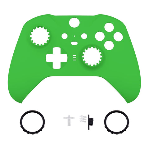 eXtremeRate Replacement Front Housing Shell Case for Xbox One Elite Series 2 & Elite 2 Core Controller (Model 1797) - Green - ELP306
