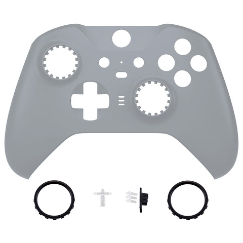 eXtremeRate Replacement Front Housing Shell Case for Xbox One Elite Series 2 & Elite 2 Core Controller (Model 1797) - New Hope Gray - ELP337