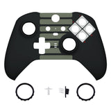 eXtremeRate Replacement Front Housing Shell Case for Xbox One Elite Series 2 & Elite 2 Core Controller (Model 1797) - Classic NES Style - ELT137