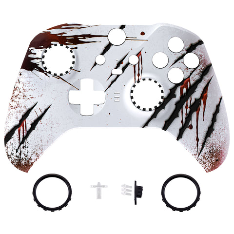 eXtremeRate Replacement Front Housing Shell Case for Xbox One Elite Series 2 & Elite 2 Core Controller (Model 1797) - Wild Attack - ELT148