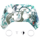 eXtremeRate Replacement Front Housing Shell Case for Xbox One Elite Series 2 & Elite 2 Core Controller (Model 1797) - Jade Dragon - Cloud Dominator - ELT151