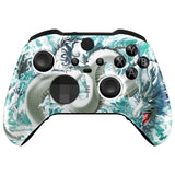 eXtremeRate Replacement Front Housing Shell Case for Xbox One Elite Series 2 & Elite 2 Core Controller (Model 1797) - Jade Dragon - Cloud Dominator - ELT151
