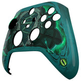 eXtremeRate Eye of the Serpent Replacement Part Faceplate, Soft Touch Grip Housing Shell Case for Xbox Series S & Xbox Series X Controller Accessories - Controller NOT Included - FX3T182