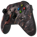 eXtremeRate Cyclops Dragon Replacement Part Faceplate, Soft Touch Grip Housing Shell Case for Xbox Series S & Xbox Series X Controller Accessories - Controller NOT Included - FX3T183