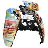 eXtremeRate Fire Phoenix Touchpad Front Housing Shell Compatible with ps5 Controller BDM-010/020/030/040/050, DIY Replacement Shell Custom Touch Pad Cover Compatible with ps5 Controller - ZPFT1090G3