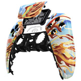 eXtremeRate Fire Phoenix Touchpad Front Housing Shell Compatible with ps5 Controller BDM-010/020/030/040/050, DIY Replacement Shell Custom Touch Pad Cover Compatible with ps5 Controller - ZPFT1090G3