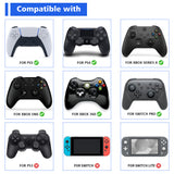 PlayVital Chubby Piggy Cute Thumb Grip Caps for PS5/4 Controller, Silicone Analog Stick Caps Cover for Xbox Series X/S, Thumbstick Caps for Switch Pro Controller - PJM3011