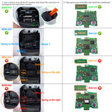 eXtremeRate Replacement D-pad R1 L1 R2 L2 Triggers Share Options Face Buttons, Clear Black Full Set Buttons Compatible with ps5 Controller BDM-010 & BDM-020 - JPF3023G2