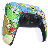 eXtremeRate Fruity Party Front Housing Shell Compatible with ps5 Controller BDM-010/020/030/040/050, DIY Replacement Shell Custom Touch Pad Cover Compatible with ps5 Controller - ZPFR010G3