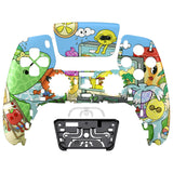 eXtremeRate Fruity Party Front Housing Shell Compatible with ps5 Controller BDM-010/020/030/040/050, DIY Replacement Shell Custom Touch Pad Cover Compatible with ps5 Controller - ZPFR010G3