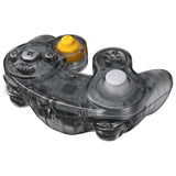 eXtremeRate Clear Black Replacement Faceplate Backplate with Buttons for Nintendo GameCube Controller - GCNM5002