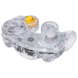 eXtremeRate Clear Replacement Faceplate Backplate with Buttons for Nintendo GameCube Controller - GCNM5003