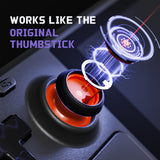 eXtremeRate Replacement Thumbsticks with Original Touch Sensing for Steam Deck LCD & OLED - Orange & Black - GGBSDM008