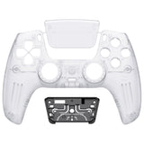 eXtremeRate LUNA Redesigned Front Shell with Touchpad for PS5 Controller BDM-010/020/030/040/050 - Clear - GHPFM001