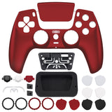 eXtremeRate LUNA Redesigned Front Shell with Touchpad for PS5 Controller BDM-010/020/030/040/050 - Scarlet Red - GHPFP002