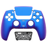 eXtremeRate LUNA Redesigned Front Shell with Touchpad for PS5 Controller BDM-010/020/030/040/050 - Chameleon Purple Blue - GHPFP003