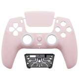 eXtremeRate LUNA Redesigned Front Shell with Touchpad for PS5 Controller BDM-010/020/030/040/050 - Cherry Blossoms Pink - GHPFP004