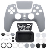 eXtremeRate LUNA Redesigned Front Shell with Touchpad for PS5 Controller BDM-010/020/030/040/050 - New Hope Gray - GHPFP005