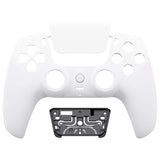 eXtremeRate LUNA Redesigned Front Shell with Touchpad for PS5 Controller BDM-010/020/030/040/050/060 - White - GHPFP006G4