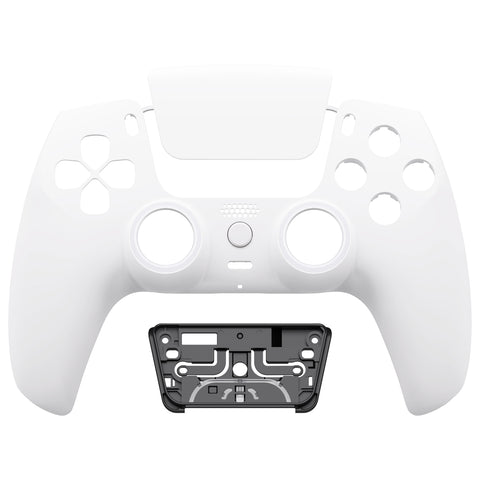 eXtremeRate LUNA Redesigned Front Shell with Touchpad for PS5 Controller BDM-010/020/030/040/050 - White - GHPFP006