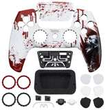 eXtremeRate LUNA Redesigned Front Shell with Touchpad for PS5 Controller BDM-010/020/030/040/050 - Blood Zombie - GHPFT002