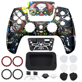 eXtremeRate LUNA Redesigned Front Shell with Touchpad for PS5 Controller BDM-010/020/030/040/050 - Scary Party - GHPFT009