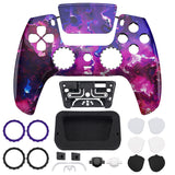 eXtremeRate LUNA Redesigned Front Shell with Touchpad for PS5 Controller BDM-010/020/030/040/050 - Surreal Lava - GHPFT013