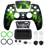 eXtremeRate LUNA Redesigned Front Shell with Touchpad for PS5 Controller BDM-010/020/030/040/050 - Dark Carnival - GHPFT016