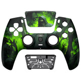 eXtremeRate LUNA Redesigned Front Shell with Touchpad for PS5 Controller BDM-010/020/030/040/050 - Dark Carnival - GHPFT016