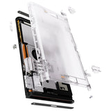 eXtremeRate Replacement DIY Rear Back Plate for Nintendo Switch 2 Handheld Console  (Without Kickstand) - Clear - GLTNTM006