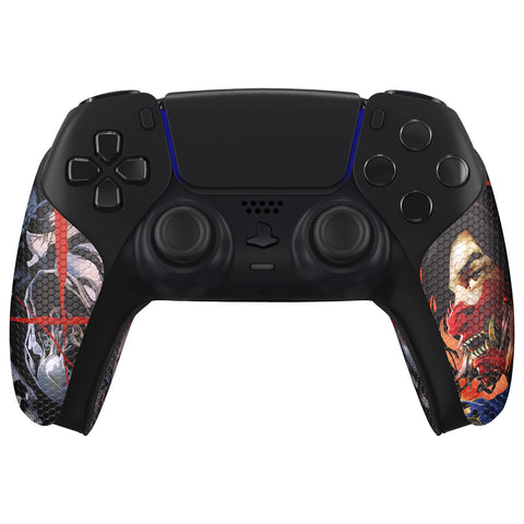 PlayVital Ghost of Samurai Anti-Skid Sweat-Absorbent Controller Grip for PS5 Controller - PFPJ134