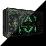 Custom Faceplate for Nintendo Switch Dock - Glow in Dark - Totem of Kingdom Black - FDT109