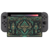 Custom Faceplate for Nintendo Switch Dock - Glow in Dark - Totem of Kingdom Black - FDT109