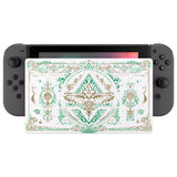 Custom Faceplate for Nintendo Switch Dock - Glow in Dark - Totem of Kingdom White - FDT110