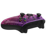 eXtremeRate Gradient Translucent Purple Rose Red Replacement Front Housing Shell for Xbox Series X Controller, Custom Cover Faceplate for Xbox Series S Controller - Controller NOT Included - FX3P354