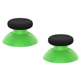 eXtremeRate Green & Black Replacement Thumbsticks for Xbox Series X/S Controller, for Xbox One Standard Controller Analog Stick, Custom Joystick for Xbox One X/S, for Xbox One Elite Controller - JX3434