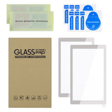 eXtremeRate 2 Pack Fleeting Gray Border Transparent HD Saver Protector Film, Tempered Glass Screen Protector for Nintendo Switch Lite [Anti-Scratch, Anti-Fingerprint, Shatterproof, Bubble-Free] - HL734