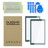 eXtremeRate 2 Pack Hunter Green Border Transparent HD Saver Protector Film, Tempered Glass Screen Protector for Nintendo Switch Lite [Anti-Scratch, Anti-Fingerprint, Shatterproof, Bubble-Free] - HL741