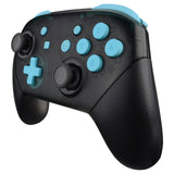 eXtremeRate DIY Replacement Full Set Buttons for Nintendo Switch Pro Controller - Heaven Blue - KRP308