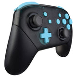 eXtremeRate DIY Replacement Full Set Buttons for Nintendo Switch Pro Controller - Heaven Blue - KRP308